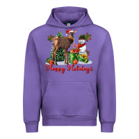 Tulip happy holidays baby deer Urban Hoodie - LillyAllenDesigns