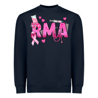 Breast Cancer Rma Registered Medical Assistant Heavyweight Sweatshirt | Teevron