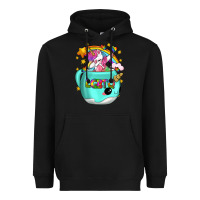 Black LGBTQ Unicorn And Narwhal Mug Heavyweight Hoodie - BundleAndBundleShop