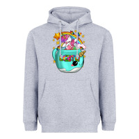 Heather Grey LGBTQ Unicorn And Narwhal Mug Heavyweight Hoodie - BundleAndBundleShop