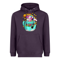 Plum LGBTQ Unicorn And Narwhal Mug Heavyweight Hoodie - BundleAndBundleShop
