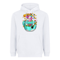 White LGBTQ Unicorn And Narwhal Mug Heavyweight Hoodie - BundleAndBundleShop