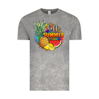Cloud Rock hello summer pineapple Vintage Tee - JahusDesignShop