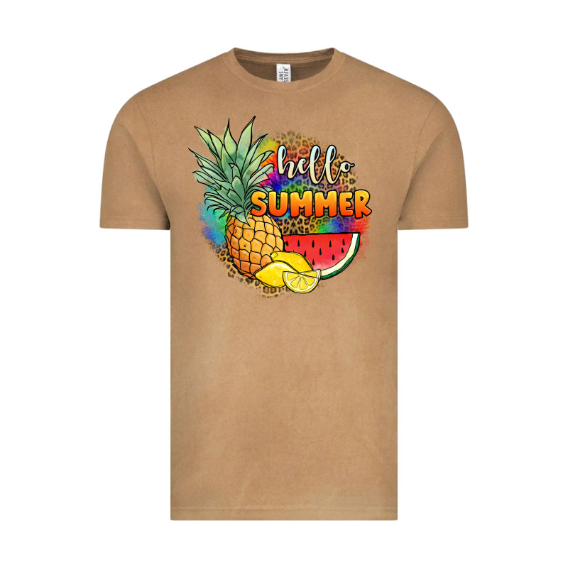 Hello Summer Pineapple Vintage Tee by JahusDesignShop | Teevron