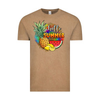 Vintage Coffee hello summer pineapple Vintage Tee - JahusDesignShop