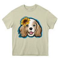 Mossy cocker spaniel sunflower Heavy Core Tee - Jasminsmagicworld
