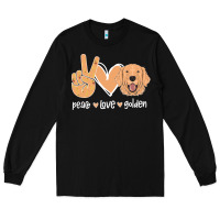 Black Peace Love Golden Long Sleeve Tee - Bettercallsaul