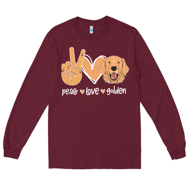Peace Love Golden Long Sleeve Tee by Bettercallsaul | Teevron