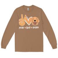Toasted Coconut Peace Love Golden Long Sleeve Tee - Bettercallsaul