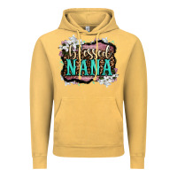 Vintage Mustard blessed nana Vintage Hoodie - LillyAllenDesigns