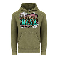 Vintage Olive blessed nana Vintage Hoodie - LillyAllenDesigns