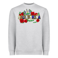 Heather Grey salvadorena Heavyweight Sweatshirt - texasbilliewilder