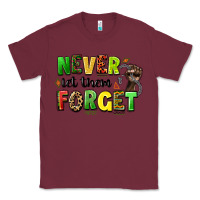 Burgundy never let them forget juneteenth Classic Tee - LillyAllenDesigns