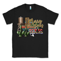 Black merry christmas texas Classic Tee - SublimationCraftShop