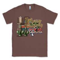 Chestnut merry christmas texas Classic Tee - SublimationCraftShop