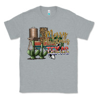 Heather Grey merry christmas texas Classic Tee - SublimationCraftShop