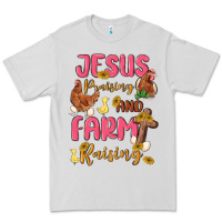 Dove Grey jesus praising and farm raising Premium Tee - MaliasSmallBusiness