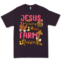 Plum jesus praising and farm raising Premium Tee - MaliasSmallBusiness