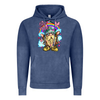 Vintage Denim best mom gnome rainbow clouds butterfly glitter Vintage Hoodie - LillyAllenDesigns