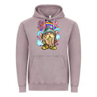 Vintage Zinc best mom gnome rainbow clouds butterfly glitter Vintage Hoodie - LillyAllenDesigns