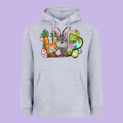 Hop Easter Day Heavyweight Hoodie Designed By Fadigitalartstudio