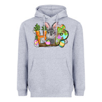 Heather Grey hop easter day Heavyweight Hoodie - FaDigitalArtStudio