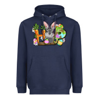 Navy hop easter day Heavyweight Hoodie - FaDigitalArtStudio