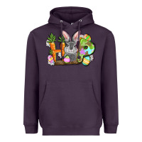 Plum hop easter day Heavyweight Hoodie - FaDigitalArtStudio
