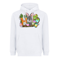 White hop easter day Heavyweight Hoodie - FaDigitalArtStudio