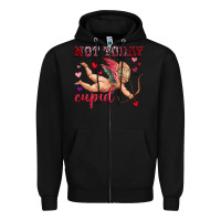 Black not today cupid Zipper Hoodie - OliviaCreatesArt