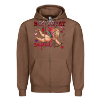 Chestnut not today cupid Zipper Hoodie - OliviaCreatesArt