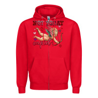 Red not today cupid Zipper Hoodie - OliviaCreatesArt
