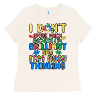 Bone dont speak much because im brilliant Ladies Tee - MaliasSmallBusiness