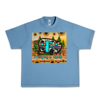 Pebble Blue camping is intents Urban Heavy Tee - JahusDesignShop