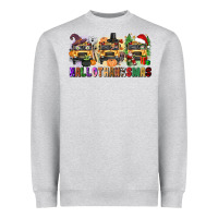 Heather Grey hallothanksmas Heavyweight Sweatshirt - texasbilliewilder