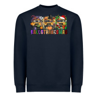 Navy hallothanksmas Heavyweight Sweatshirt - texasbilliewilder