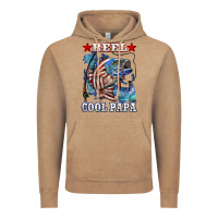 Vintage Coffee reel cool papa american flag bass fishing Vintage Hoodie - LillyAllenDesigns