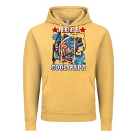 Vintage Mustard reel cool papa american flag bass fishing Vintage Hoodie - LillyAllenDesigns