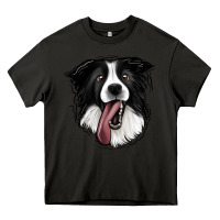 Asphalt Border Collie Heavy Core Tee - Jasminsmagicworld