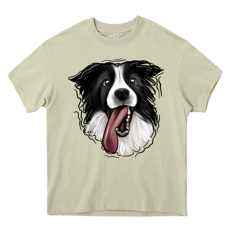 Border Collie Heavy Core Tee by Jasminsmagicworld | Teevron