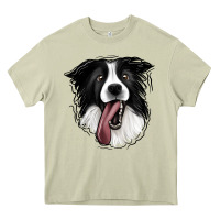 Mossy Border Collie Heavy Core Tee - Jasminsmagicworld