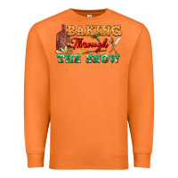 Carrot baking through the snow Premium Sweatshirt - FaDigitalArtStudio