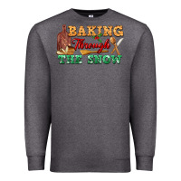 Charcoal Heather baking through the snow Premium Sweatshirt - FaDigitalArtStudio