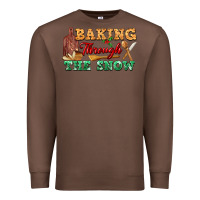 Chestnut baking through the snow Premium Sweatshirt - FaDigitalArtStudio