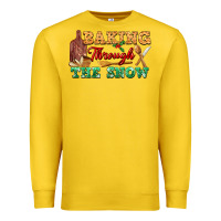 Lemon baking through the snow Premium Sweatshirt - FaDigitalArtStudio