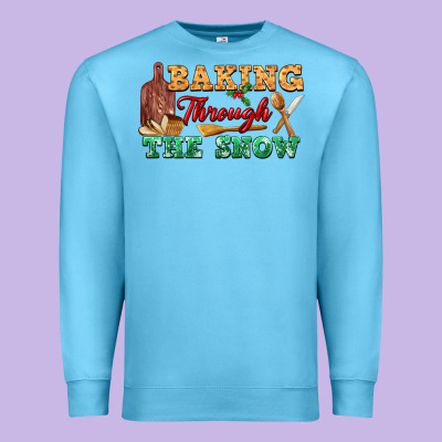 Baking Through The Snow Premium Sweatshirt Designed By Fadigitalartstudio