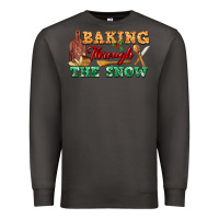 Smoke baking through the snow Premium Sweatshirt - FaDigitalArtStudio