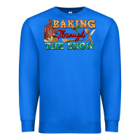 True Royal baking through the snow Premium Sweatshirt - FaDigitalArtStudio