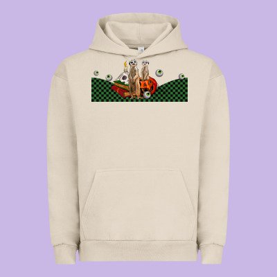 Halloween Meerkat Urban Hoodie Designed By Lillyallendesigns