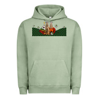 Pigment Oil Green halloween meerkat Urban Hoodie - LillyAllenDesigns